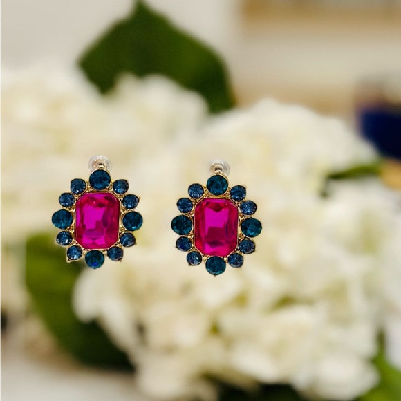 New multicolor stud earrings - Picture 2 of 3